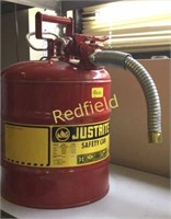 Justrite Safety Gas Can 5 Gallons