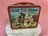 Wild Bill Hickok & Jingles lunch pail 1955