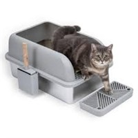 Stainless Steel Cat Litter Box with Lid
