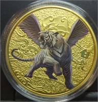 Zodiac tiger challenge coin