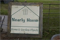 Home & Garden Sign 4' x 4'