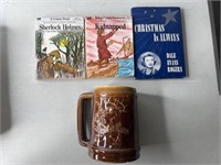 Vintage Books & Red Wing Collectible Mug