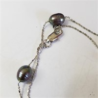 $300 Silver Freshwater Pearl Necklace