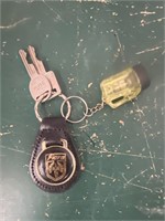 Vintage Fiero Key Chain