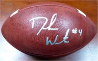 Deshaun Watson Autographed  Leather Football