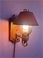 PAIR (2) Oil Lamp Style Mediterranean Wall Sconce