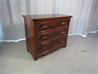 Antique Solid Wood 3 Drawer Dresser