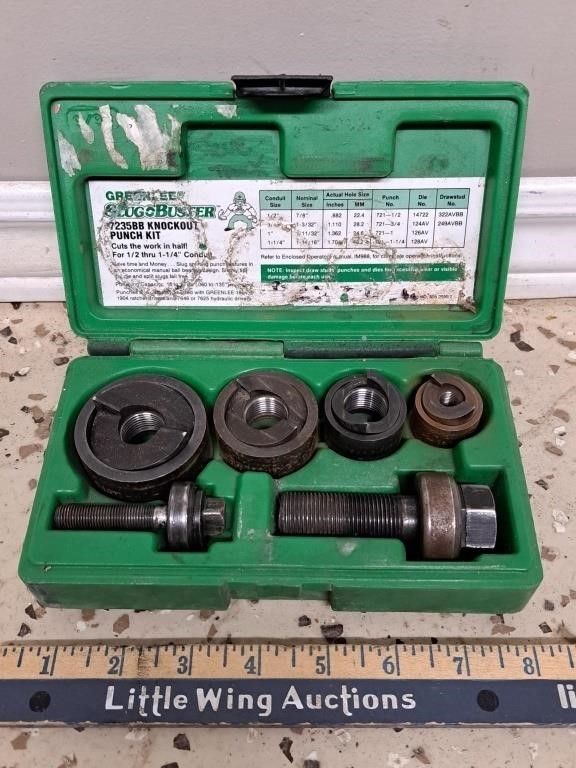 GREENLEE SLUGBUSTER KNOCKOUT PUNCH KIT