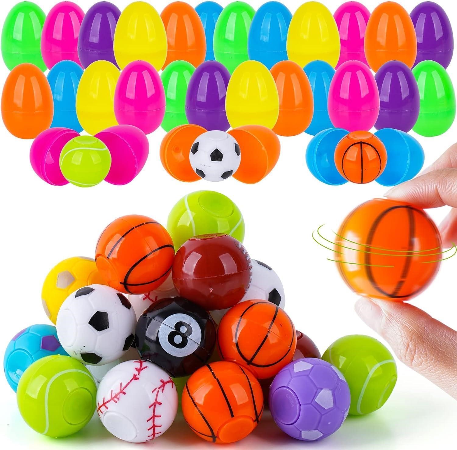 Easter Eggs with Toys, 48 Pcs Set x4