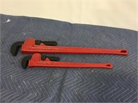 24" & 36" Ridgid Pipe Wrenches