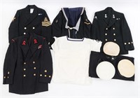 WWII CANADIAN & BRITISH ROYAL NAVY UNIFORM LOT