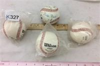 New And Autographed Baseballs