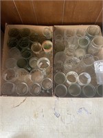 2 boxes drinking glasses