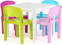 Humble Crew White Table/Pastel Chairs Kids