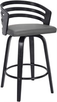 Jayden Faux Leather Swivel Barstool