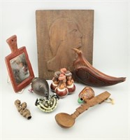 Estate Lot Woodenware Folk Art