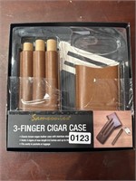 SAMSONICO 3 FINGER CIGAR CASE RETAIL $25