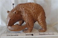 Carved Bear Decor