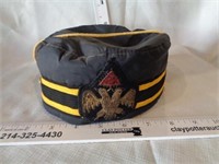 Vintage Free Mason Double Eagle Hat 2