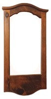 Traditional WOOD FRAME WALL MIRROR with ARCHED TOP