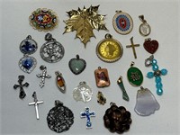 26 Pendants, Crosses, Coin, Tree of Life +++
