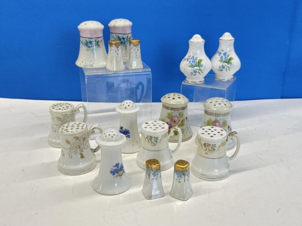 8 Pairs of Salt & Pepper Shakers, Including Nippon