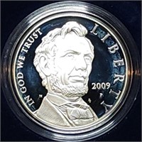 2009 Abraham Lincoln Proof Silver Dollar MIB