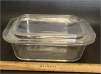 PYREX GLASS DISH W/LID