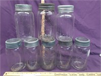 Lot of Crown Canning Jars 1940's - 60's