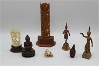 Nataraj, Buddha, Lakshmi & Temple Dancer Figurines