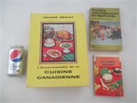3 livres de cuisine vintage
