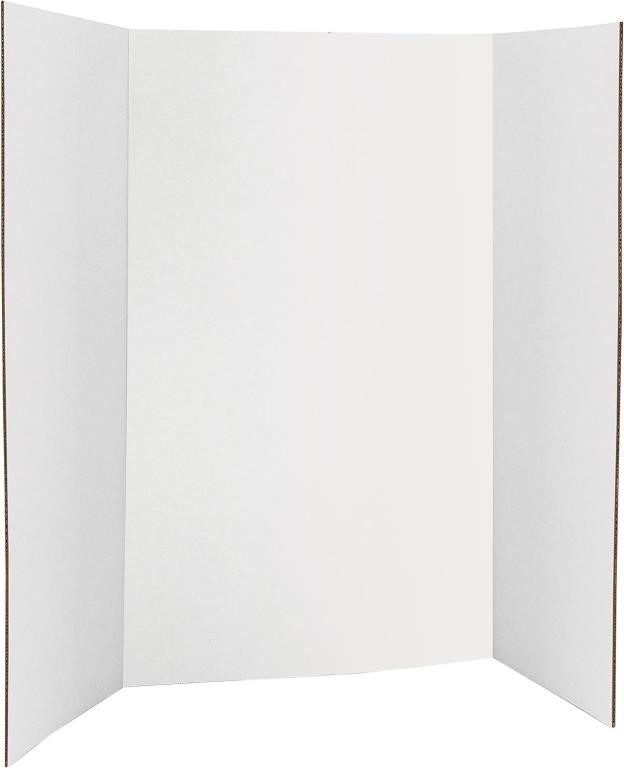 White Tri-fold Presentation Board 28" X 40"