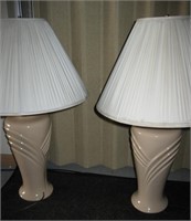 Matching Table Lamps- From Lauremans 30 yrs ago
