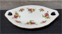Royal Albert Old Country Roses Handled Sweets Tray