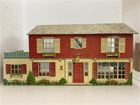 Vintage Tin Litho vintage doll house sections-