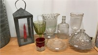 Mixed lot - including some antique glassware,