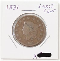 1931 LARGE CENT 1C