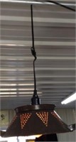 Colander hanging light