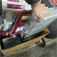 Box binders, shipping labels