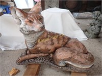 Painted Concrete Fox