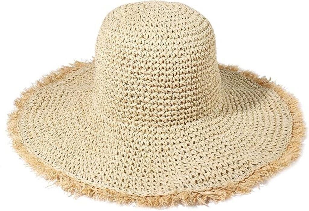 XOCARTIGE Sun Hats Women Straw Hats Wide Brim Summ