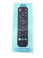 Onn tv and streaming remote