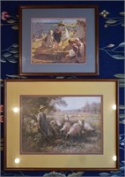Shepherd's Daughter & Children on Shore Prints