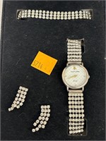 Jewelry - Jacque Cierra Watch, Bracelet, Earrings