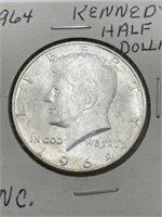 1964 Kennedy Half Dollar (Unc)