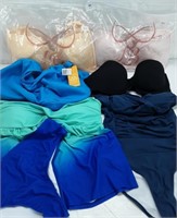 NEW LADIES BRAS AND BATHING SUITS - ALL LARGE