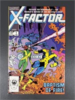 1986 Marvel X-Factor Baptism Of Fire Comic #1