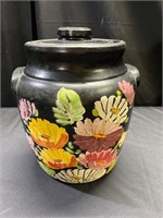 Hand painted Ceramic Cookie Jar