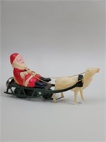 Celluloid Santa and sleigh