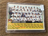 1956 Topps Chicago Cubs Team card Featuring Ernie